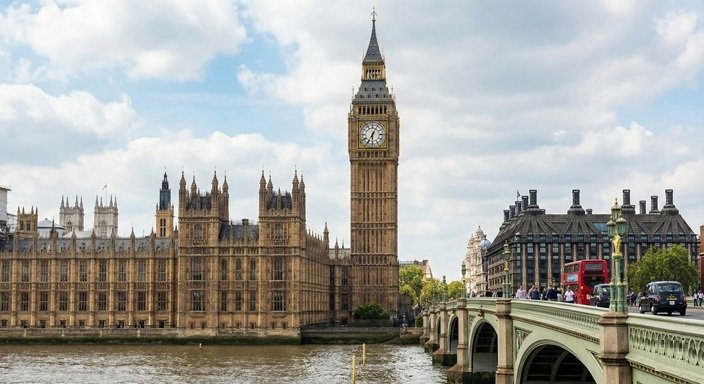 Big Ben & House of Parliament - vista frontale