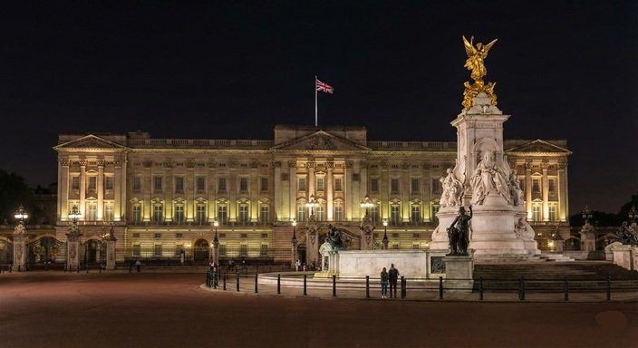 Buckingham Palace - vista frontale